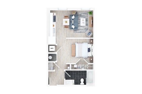 1 BED 1 BATH J at Jayde Parkside Apartments, Washington DC, 20019